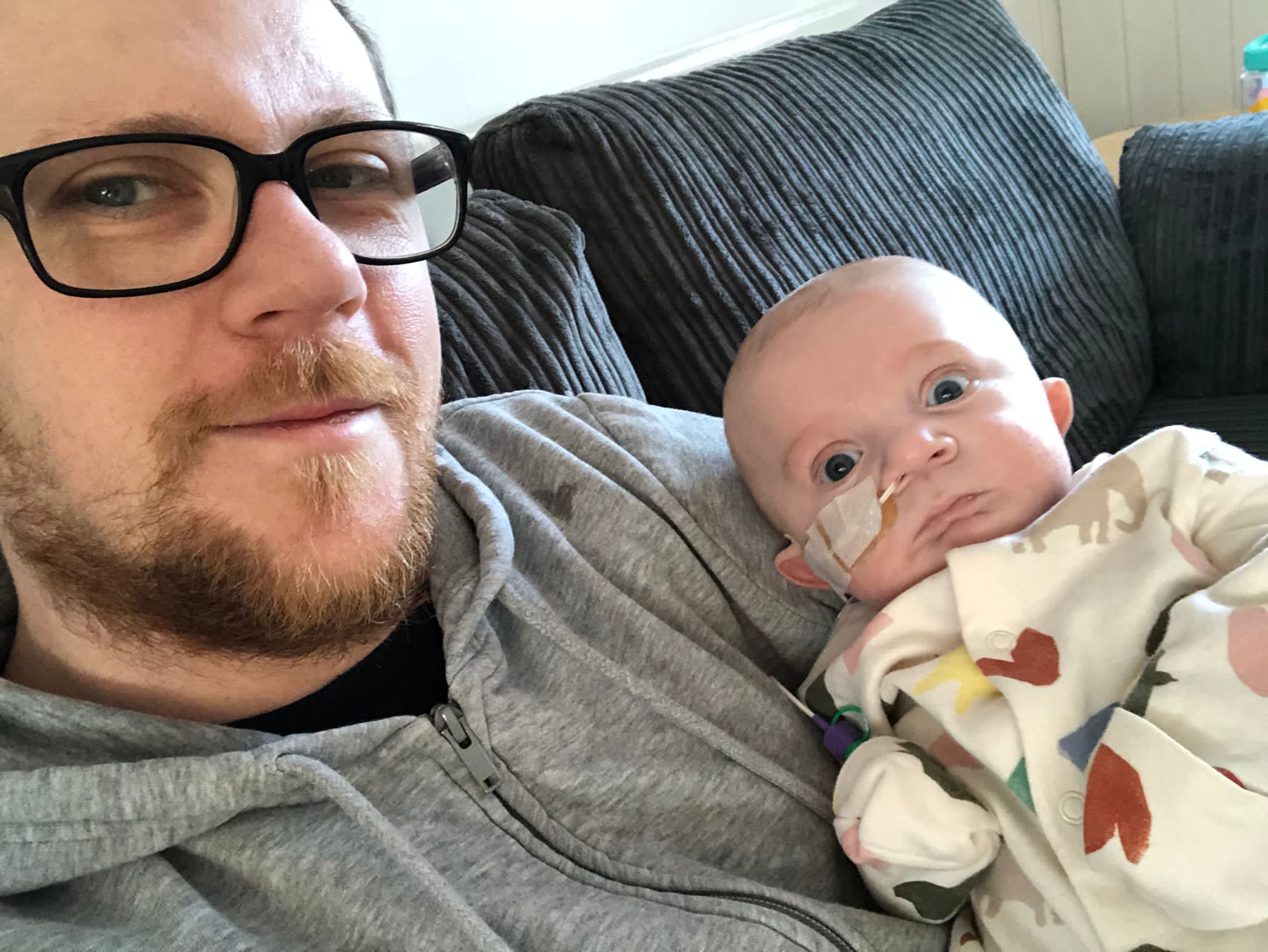 Tommy with dad Paul