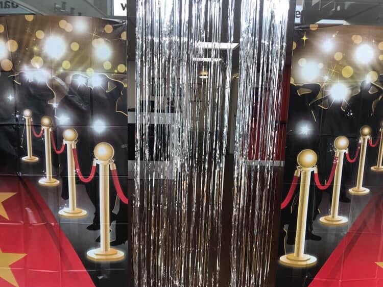 Image shows red carpet